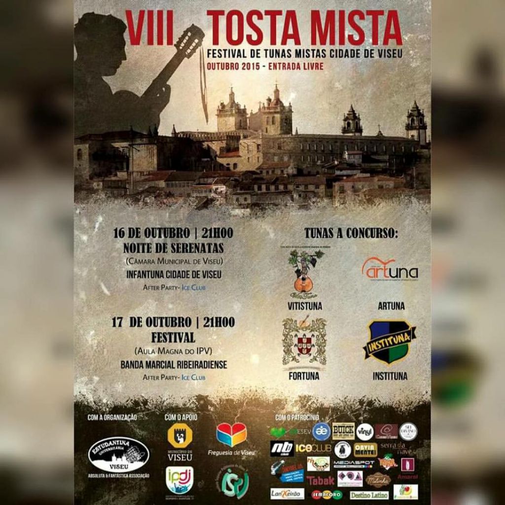 VIII TOSTA MISTA - Festival de Tunas Mistas Cidade de Viseu